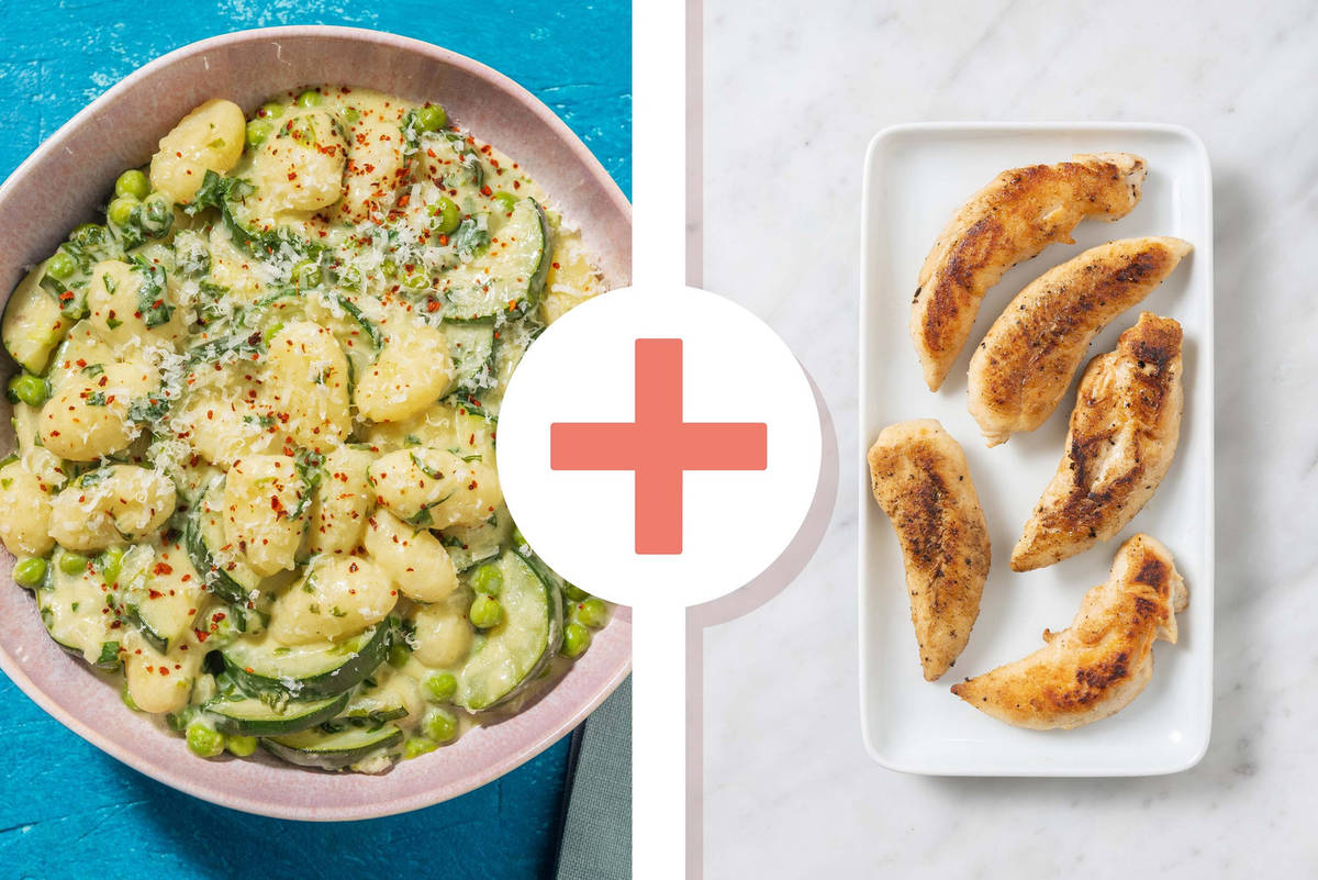 Parmesan Pan-Fried Gnocchi and Chicken