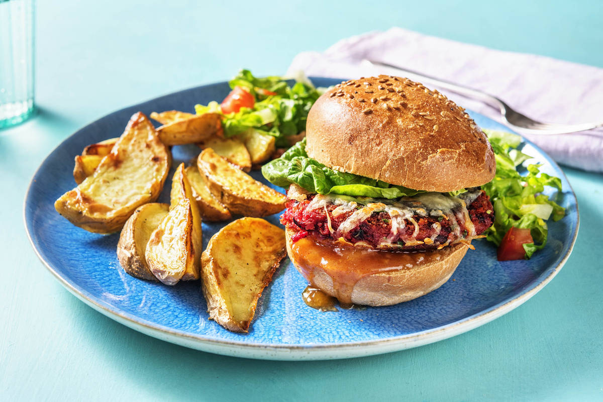 Goan Spiced Beet Burger (v)