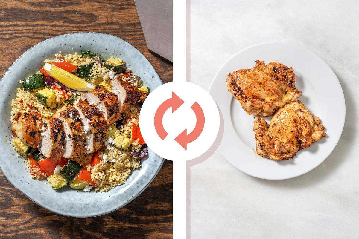 Hauts de cuisses de poulet au citron façon grecque