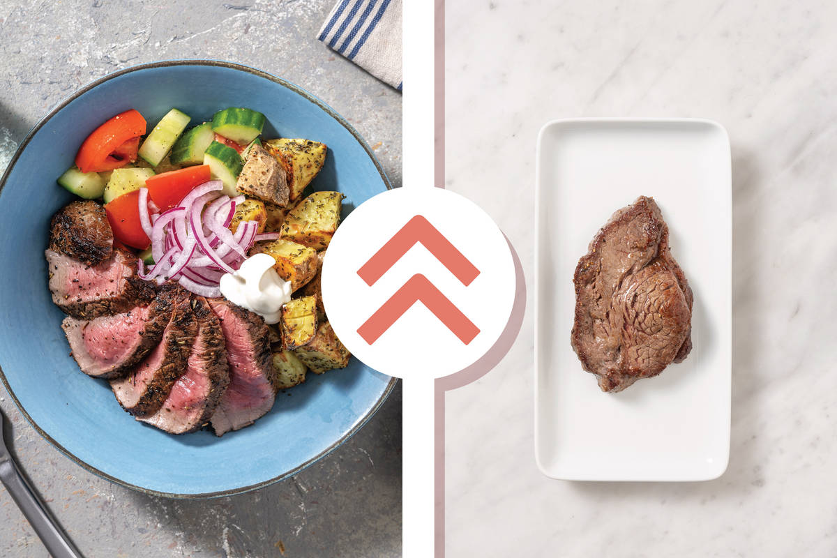 Greek Sirloin Steak Bowl