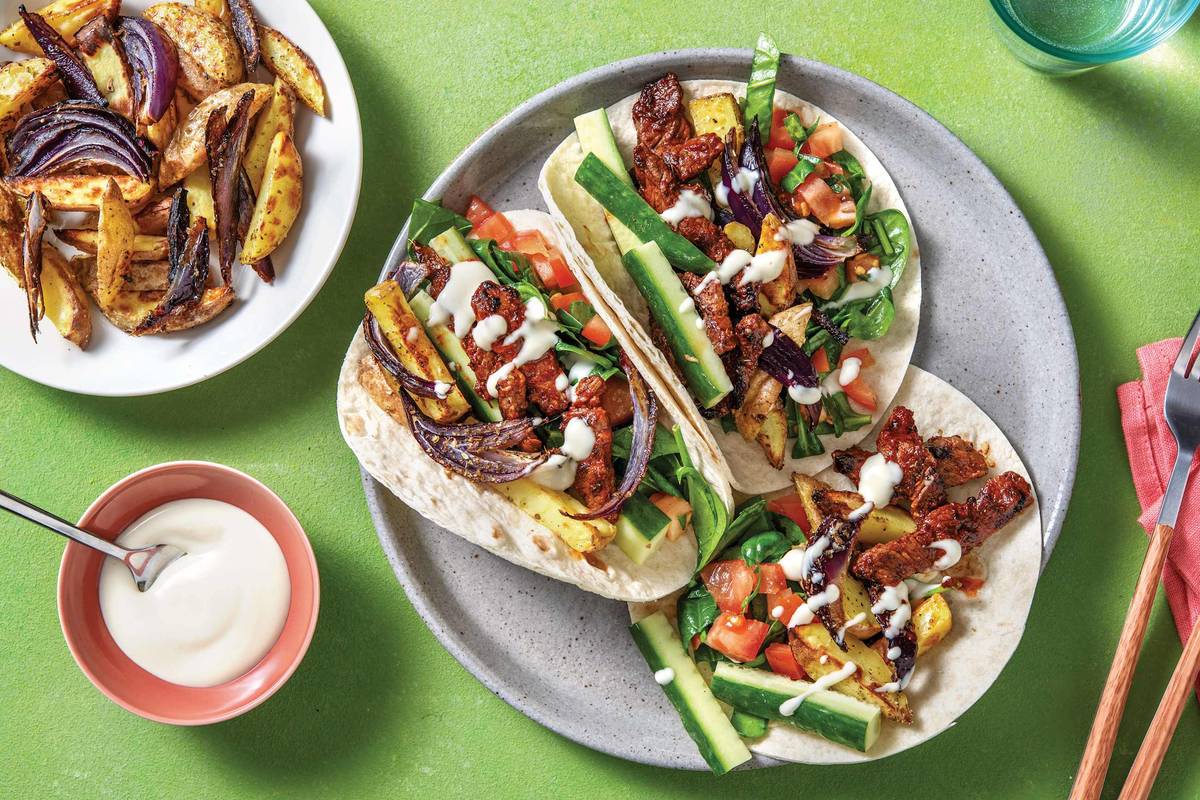 Greek-Style Beef Gyros