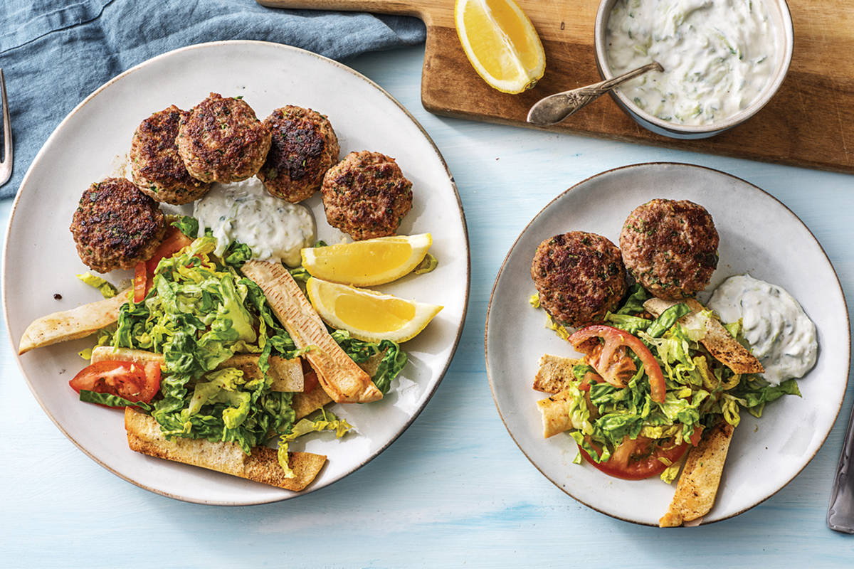 Greek-Style Lamb Rissoles