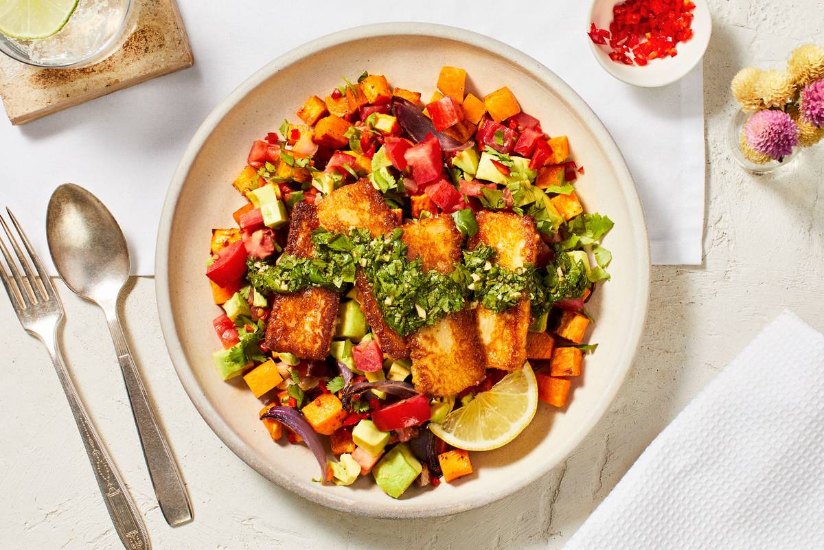 Grilled Cheese and Veggie Jumble