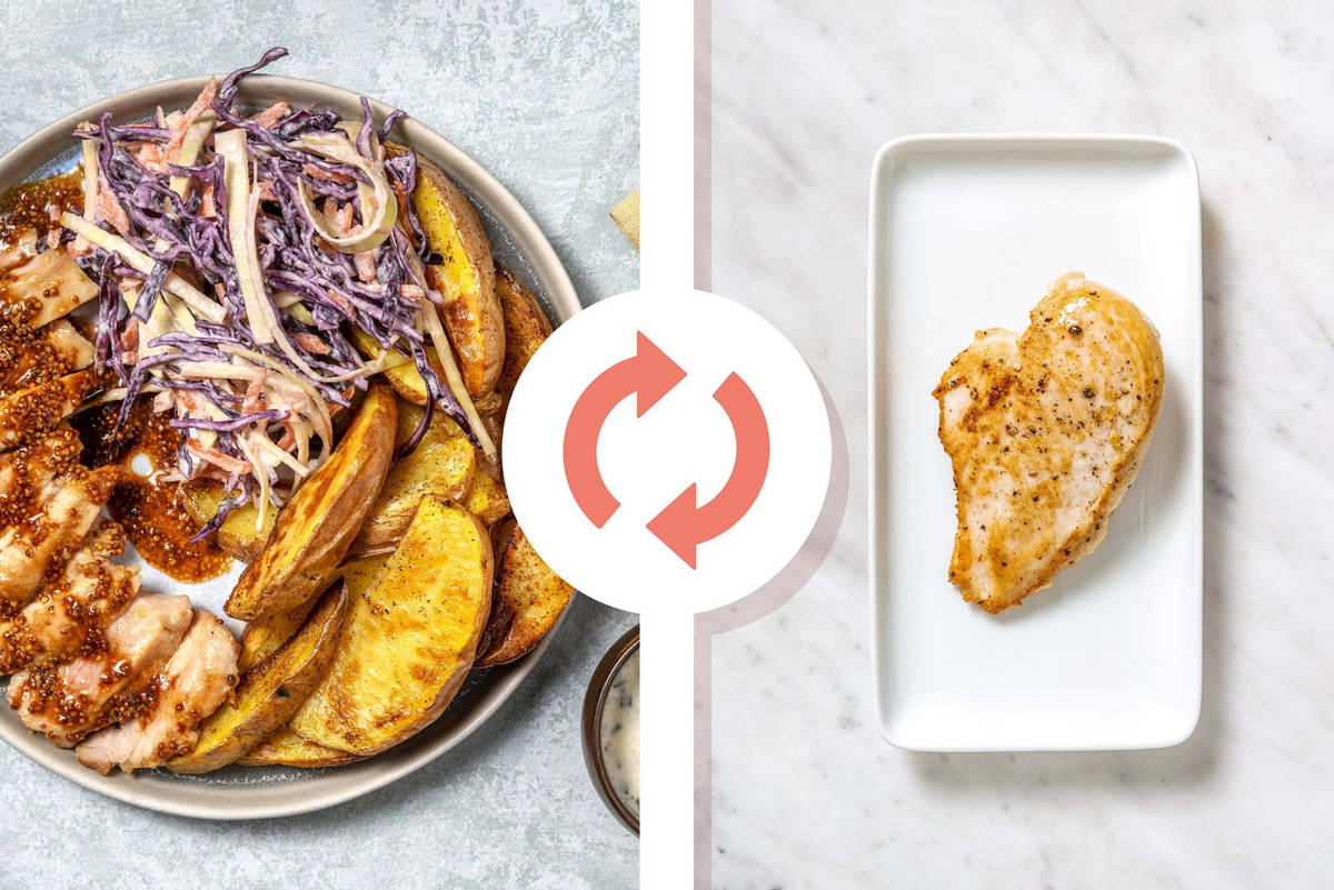 Grilled Maple-Mustard Chicken Breasts