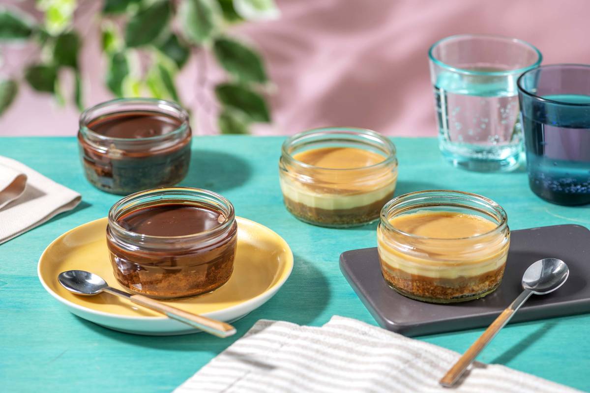 Gü Hot Chocolate Brownies and Gü Salted Caramel Cheesecakes Bundle