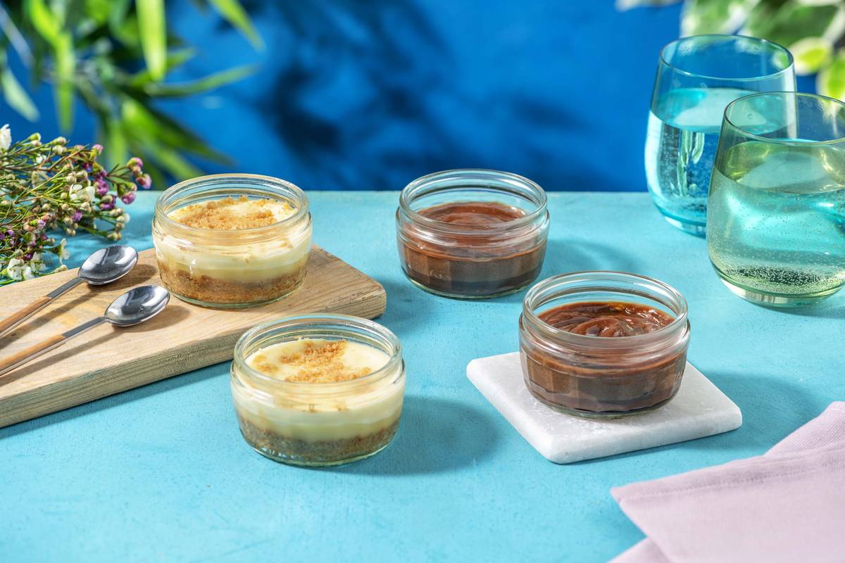 Gü Hot Chocolate Brownies and Zesty Lemon Cheesecakes Bundle