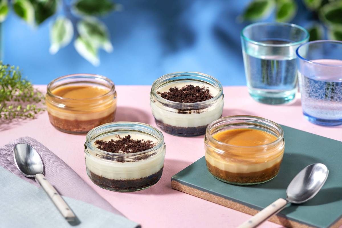 Gü Salted Caramel Cheesecake and Gü Cookies & Cream Dessert Bundle
