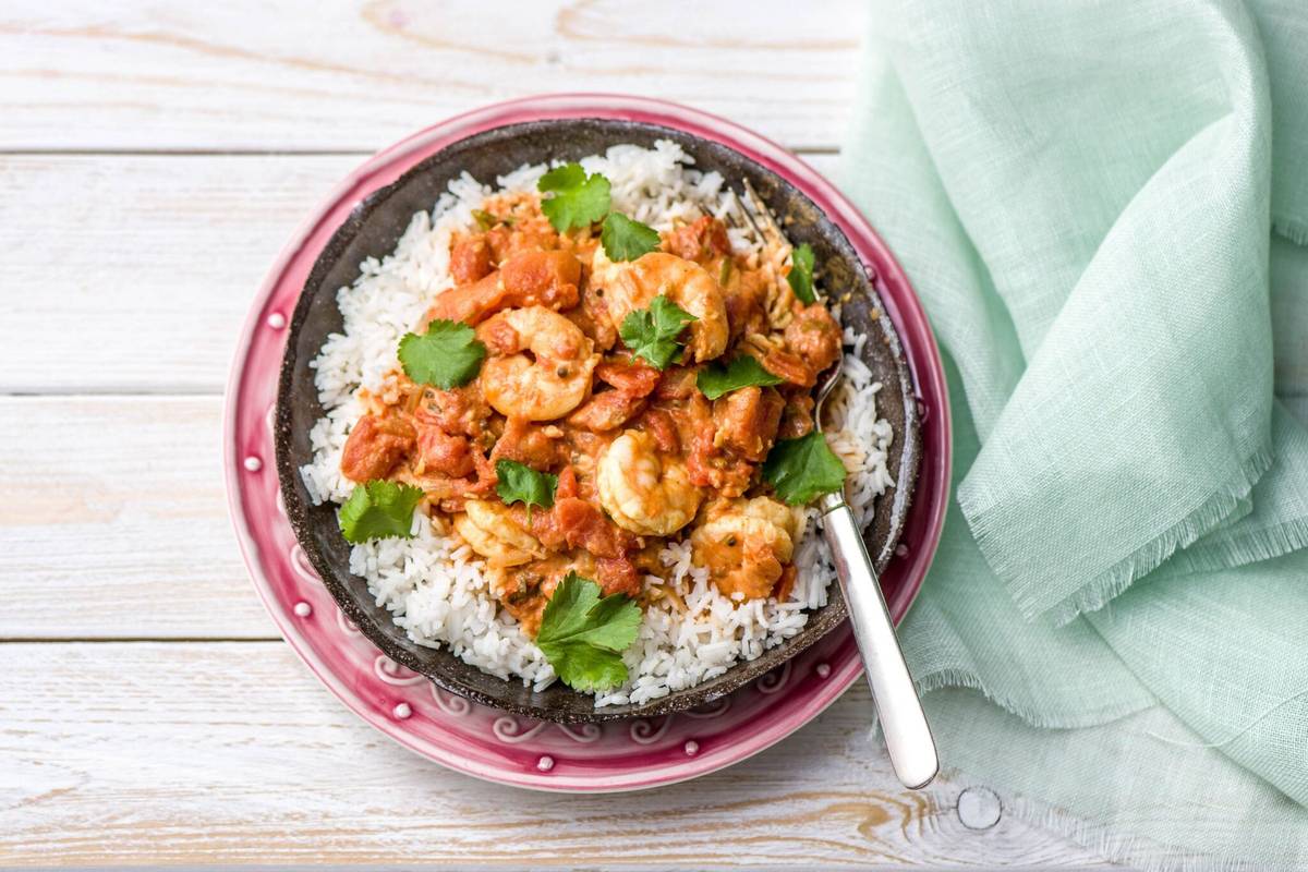 Palak’s South Indian Shrimp Curry