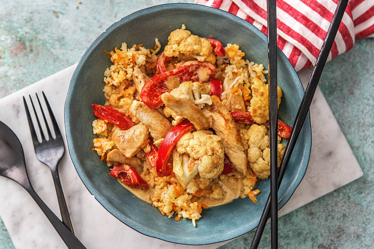 Exotisches Hähnchen-Kokos-Curry