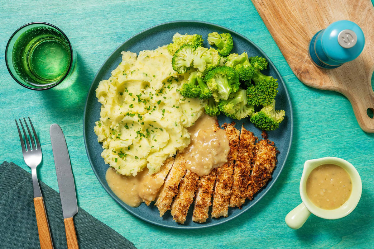 Hähnchenbrust im würzigen Knuspermantel