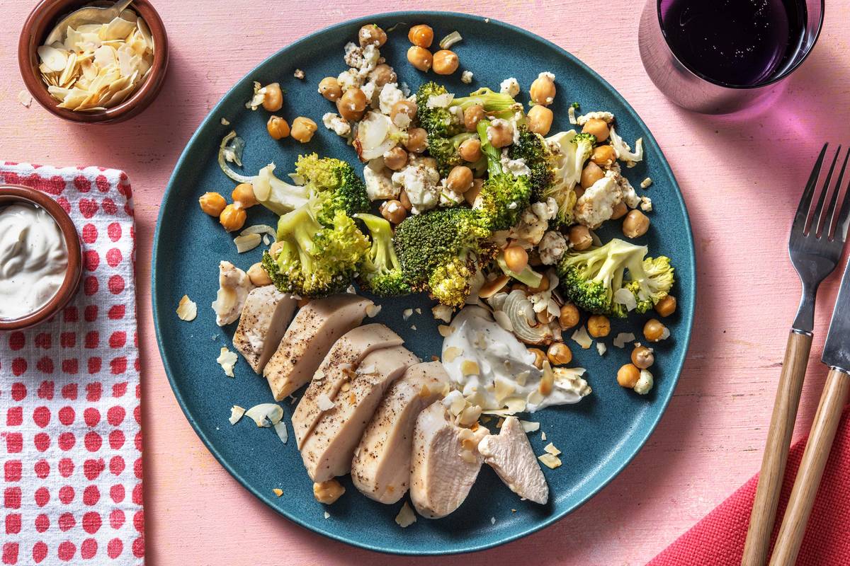 Hähnchenbrustfilet mit Kichererbsen