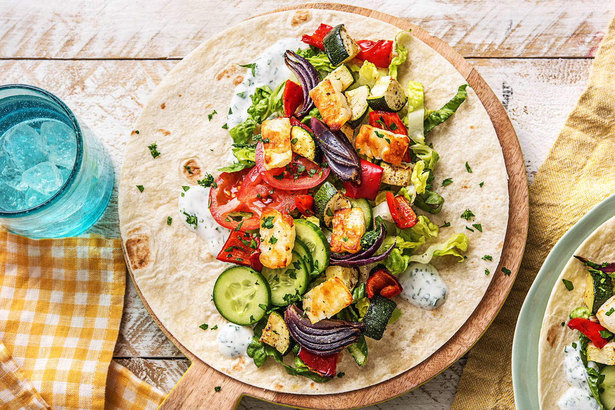 Dürüm Döner mit Halloumi