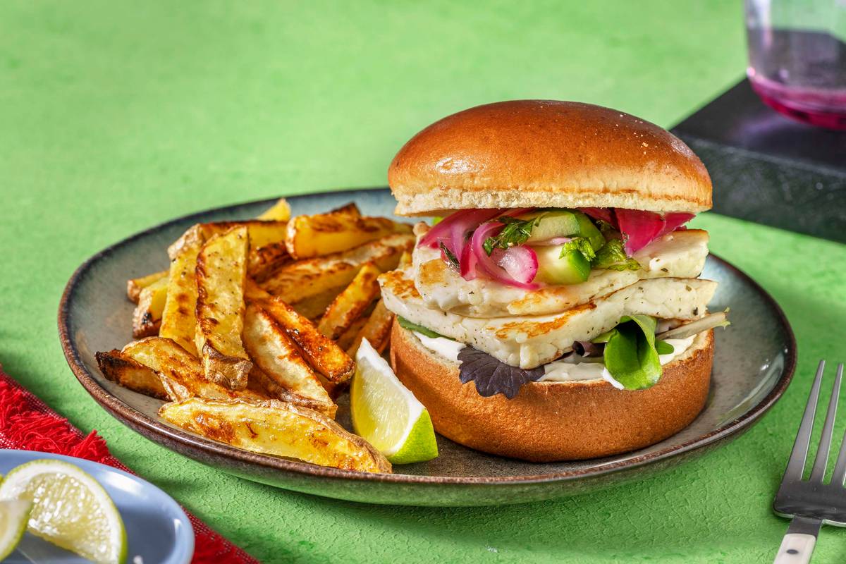 Halloumiburger