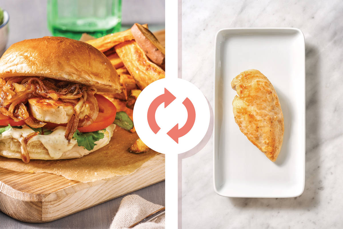 Chicken & Caramelised Onion Burger