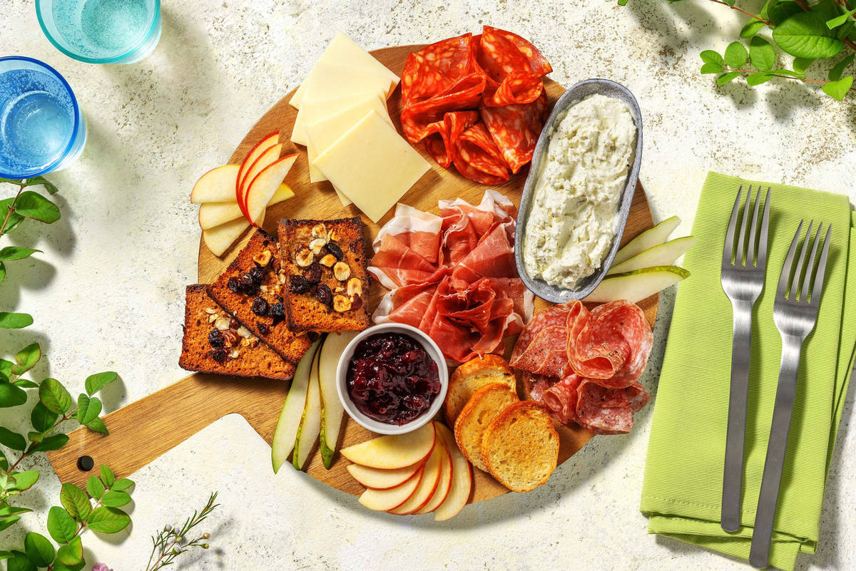 Plateau de charcuterie pour les fêtes