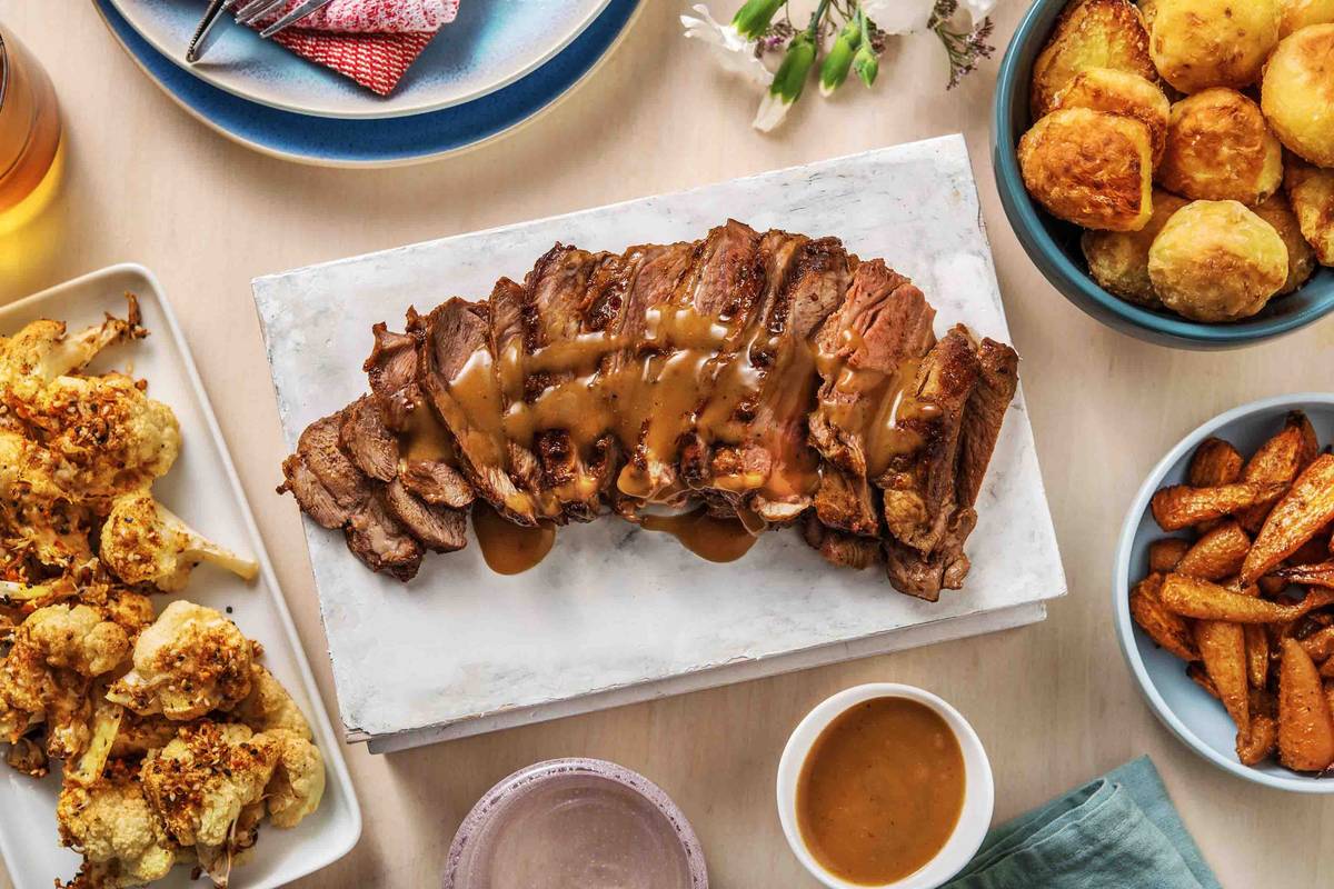 Harrissa-Spiced Roast Lamb