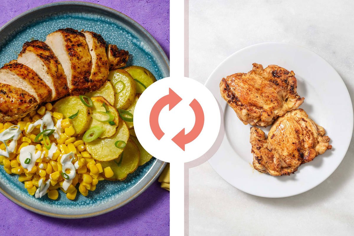 BBQ Dry-Rub Chicken Thighs