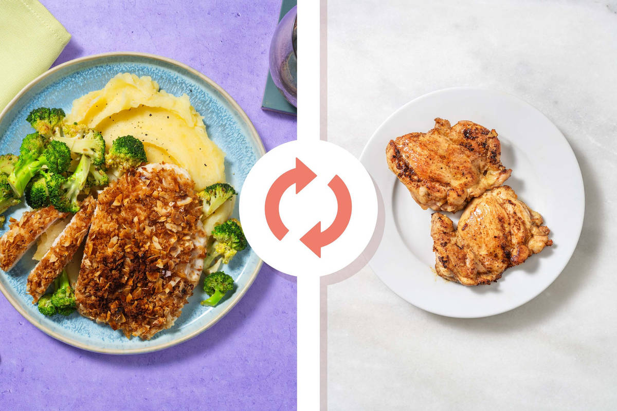 Almond-Crusted Chicken Thighs