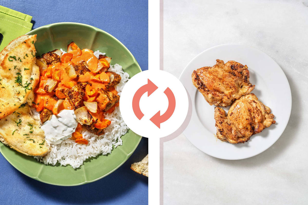 Sheet Pan Chicken Thigh Tikka