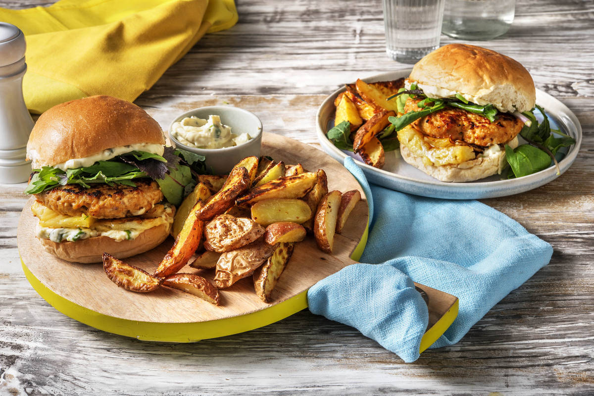 Hawaiian Turkey Burgers