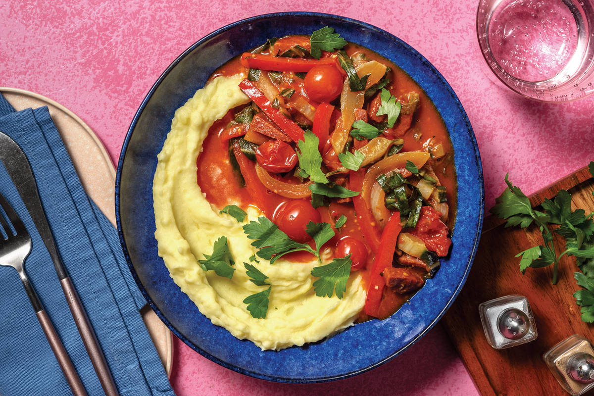 Hearty Chorizo & Cherry Tomato Stew