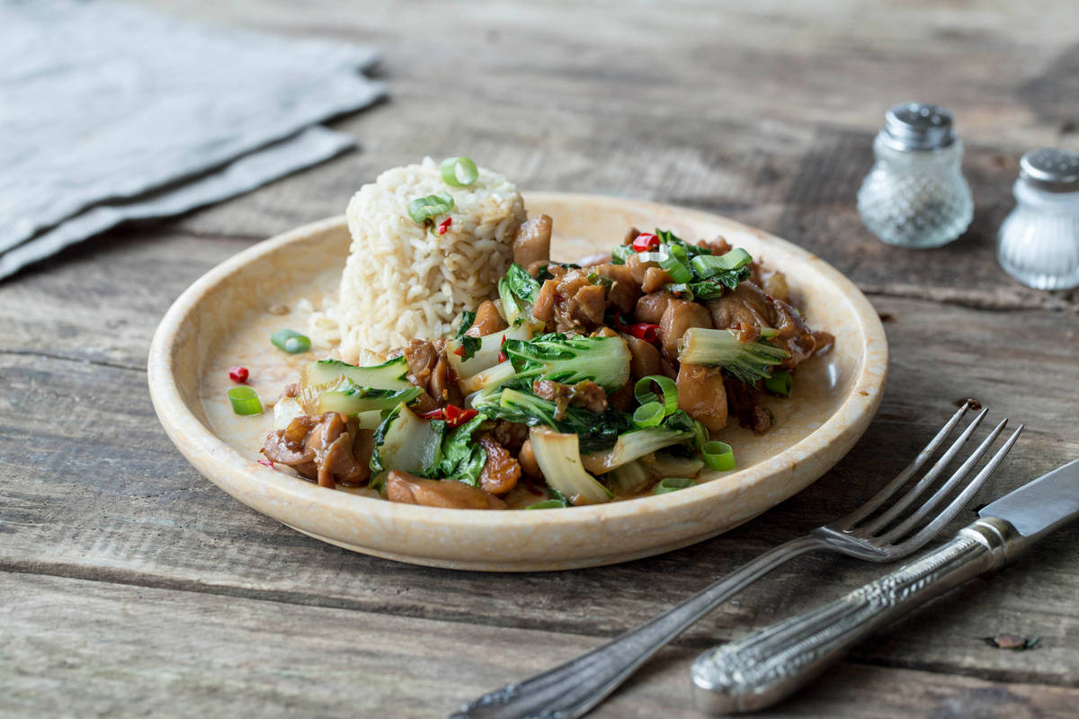 HelloFresh Five Spiced Chicken with Bok Choy