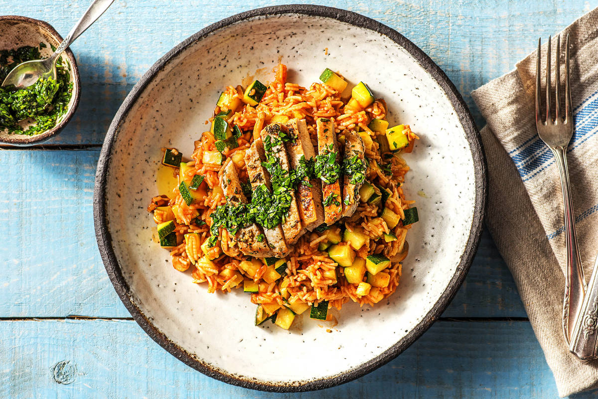 Herbed Pork Steak