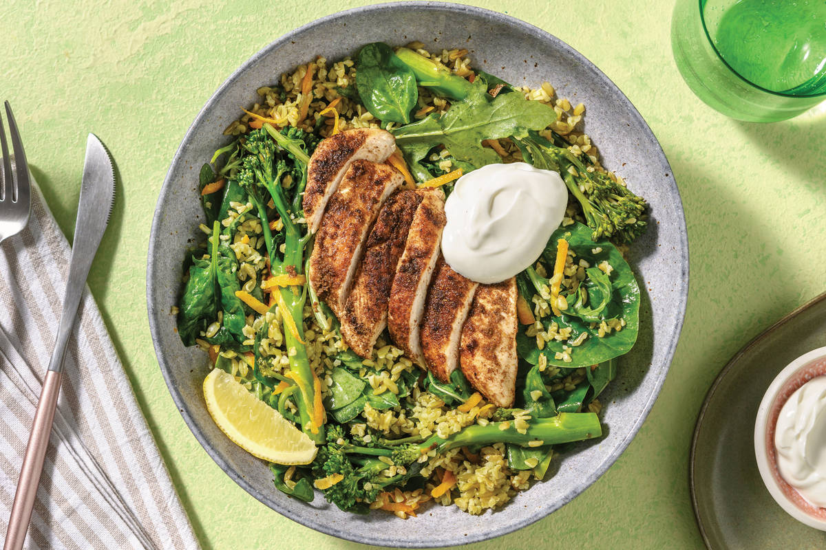 Herby Chicken & Carrot Freekeh