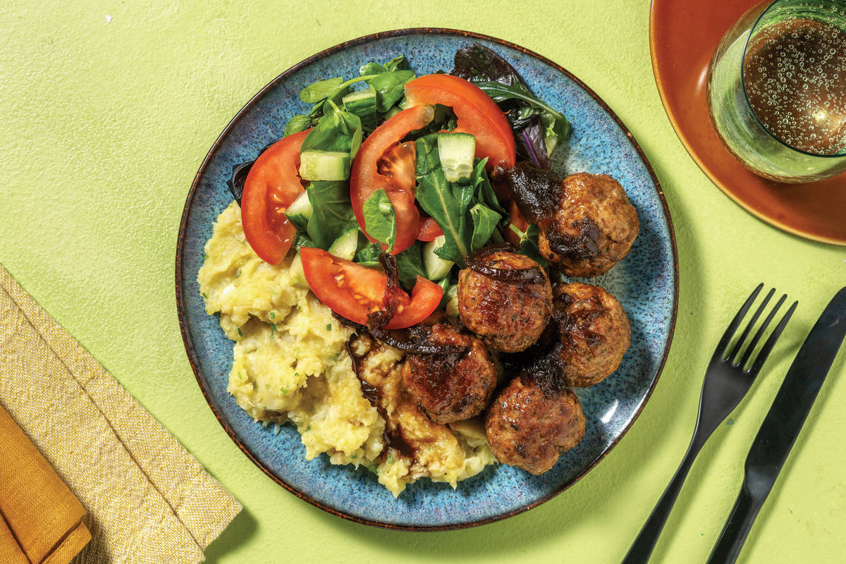BBQ Beef & Pork Meatballs