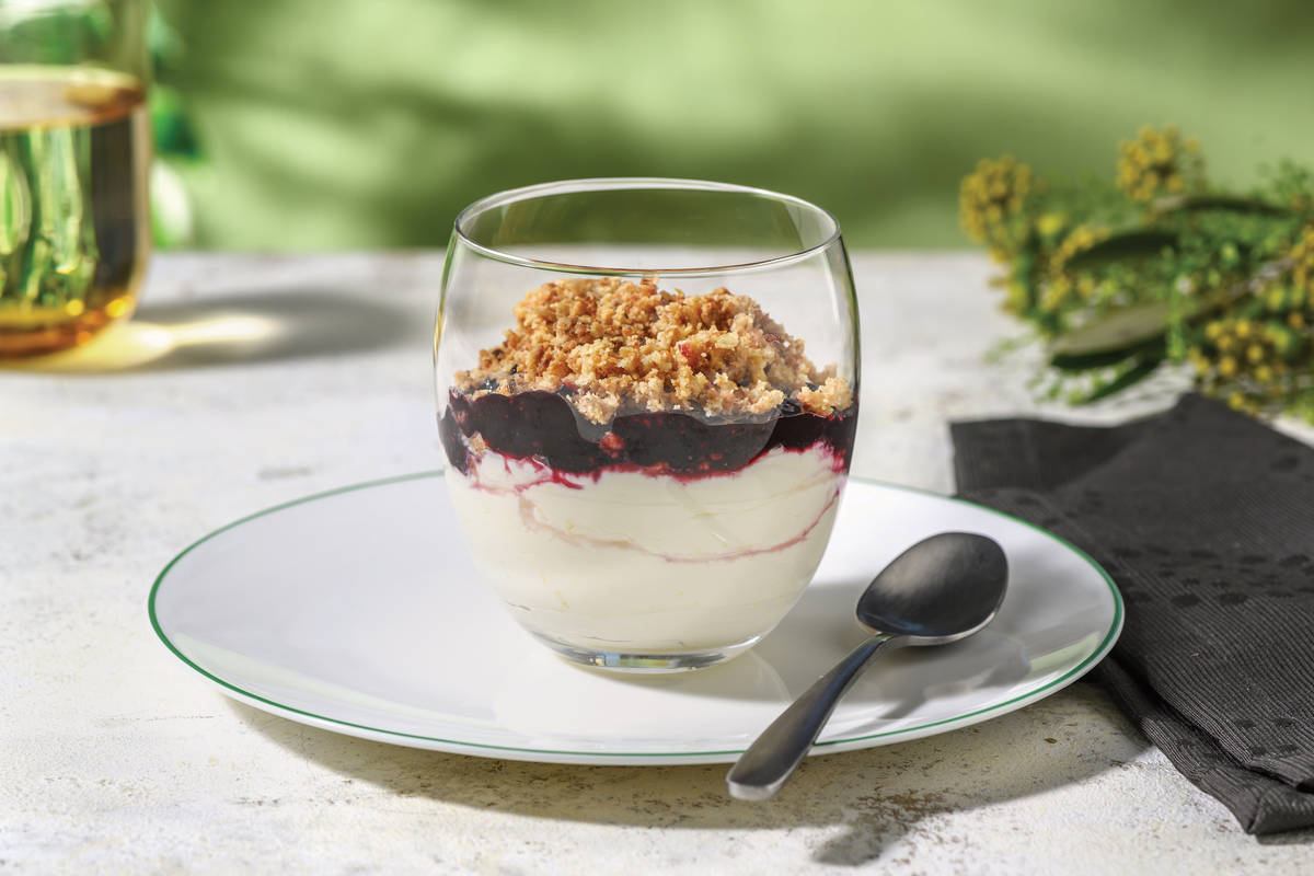 Lemon-Berry Cheesecake Pots