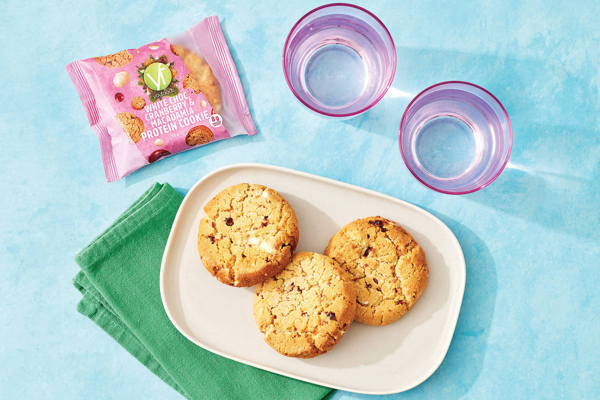 White Choc, Cranberry & Macadamia Protein Cookie Bundle