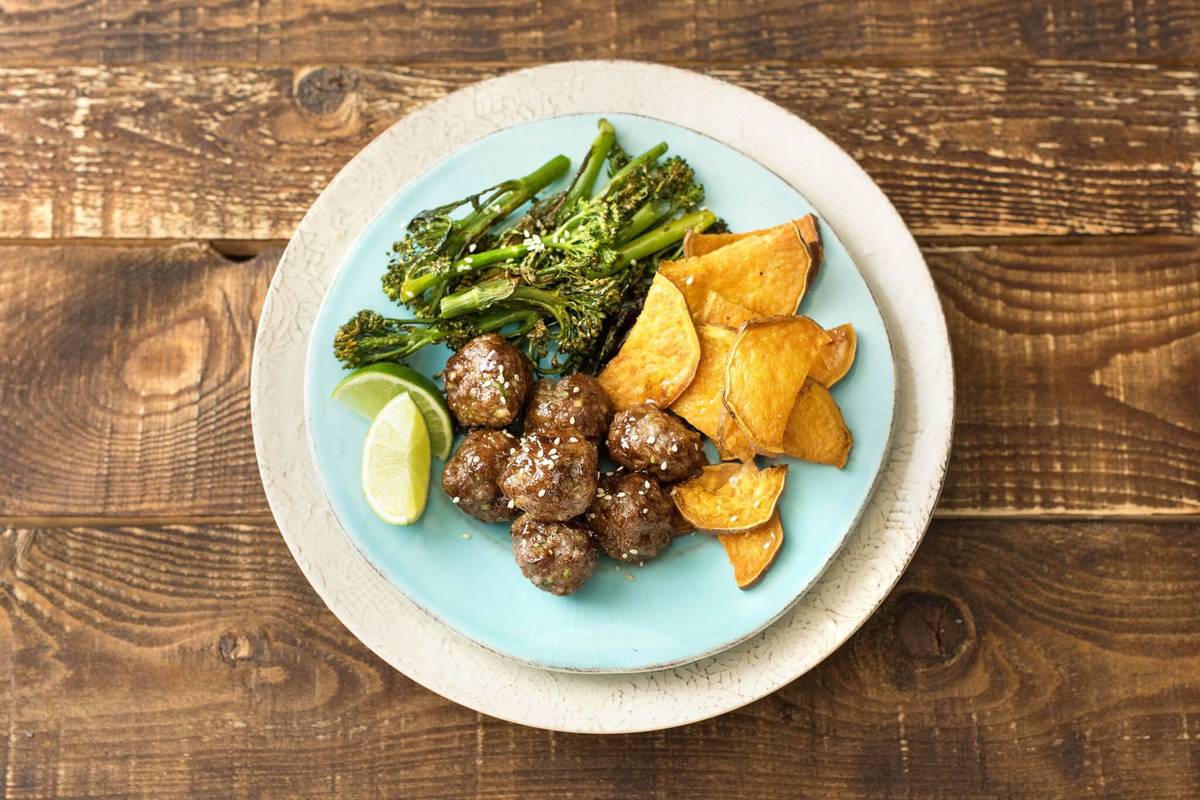 Hoisin-Glazed Meatballs