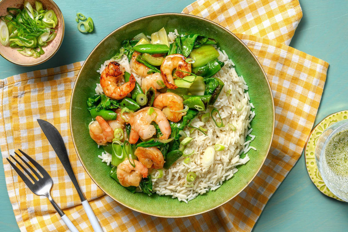 Hoisin-Glazed Shrimp