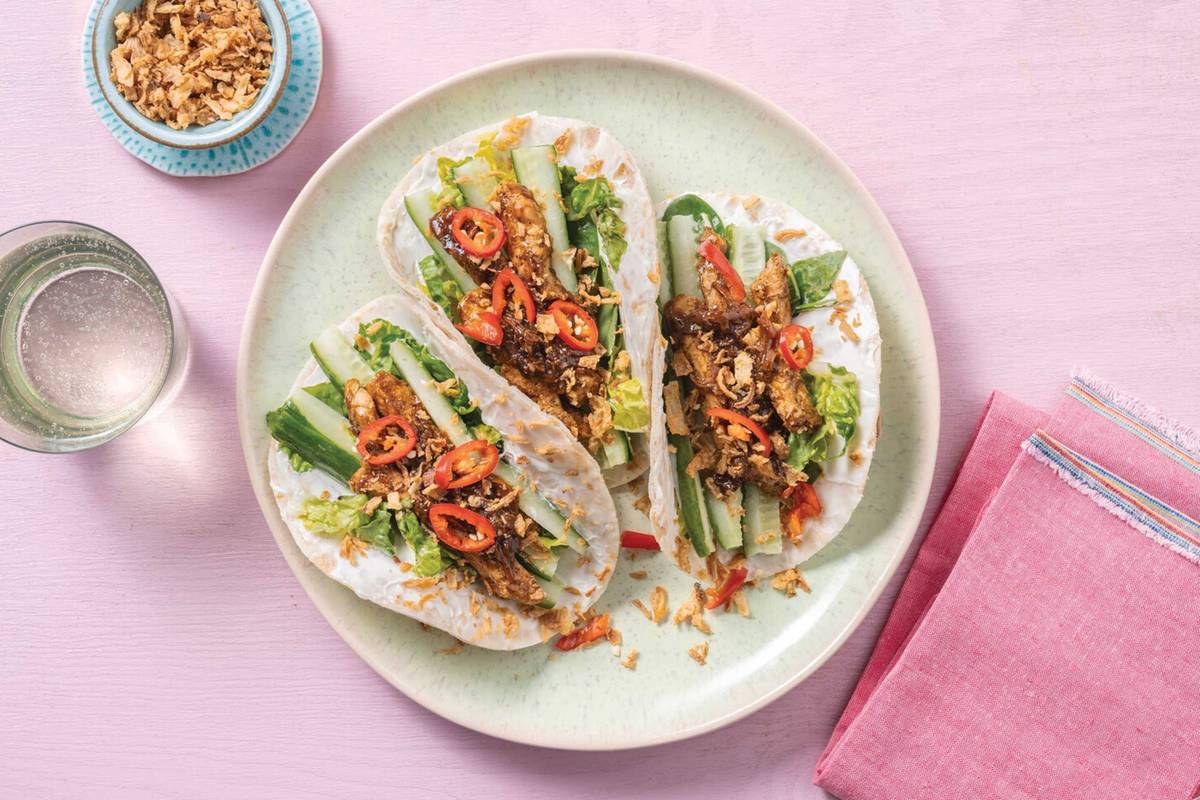 Quick Hoisin Tofu Tacos