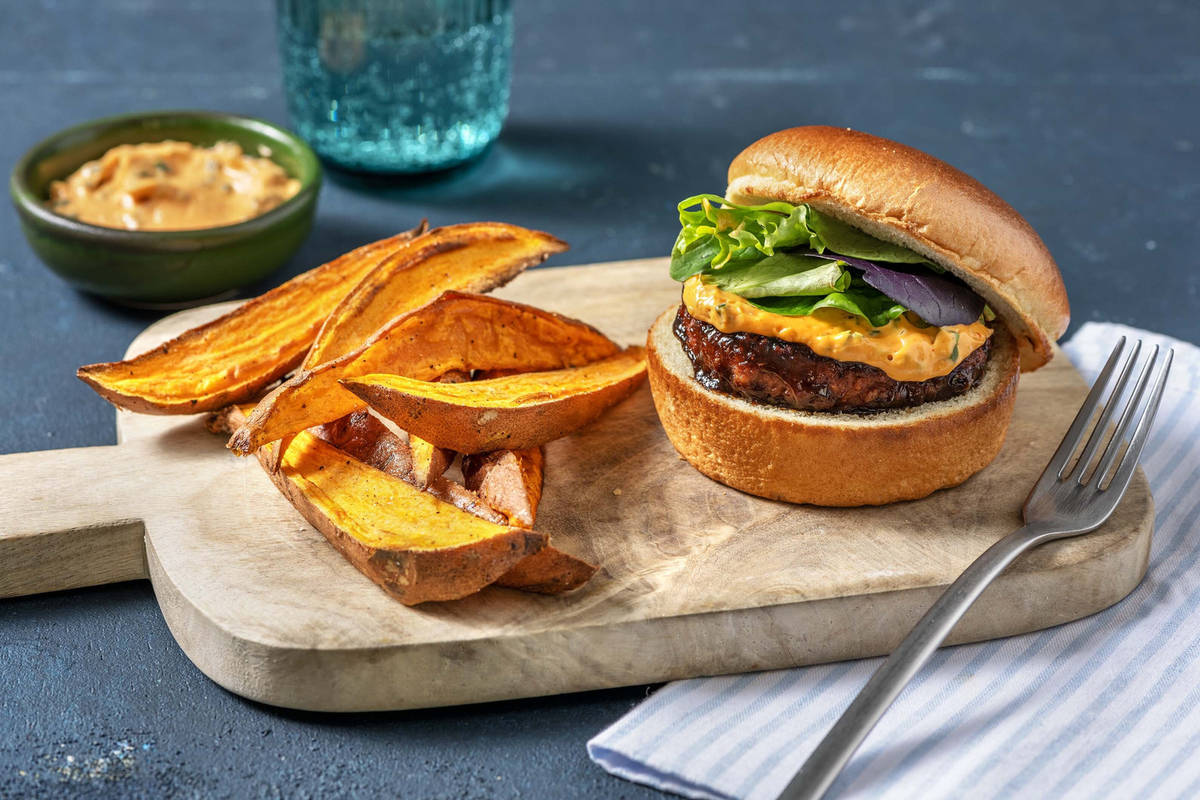 Hoisin Veggie Burgers