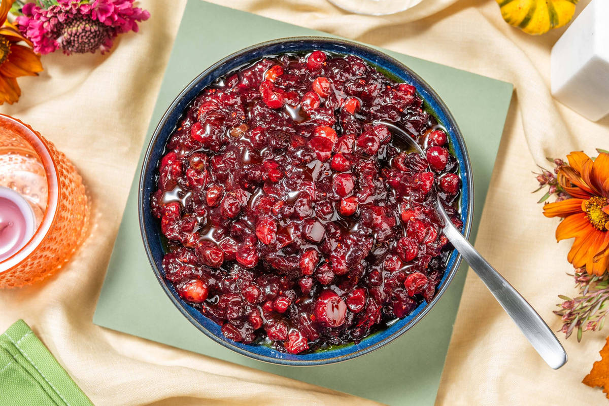 Zesty Homemade Cranberry Sauce Recipe HelloFresh