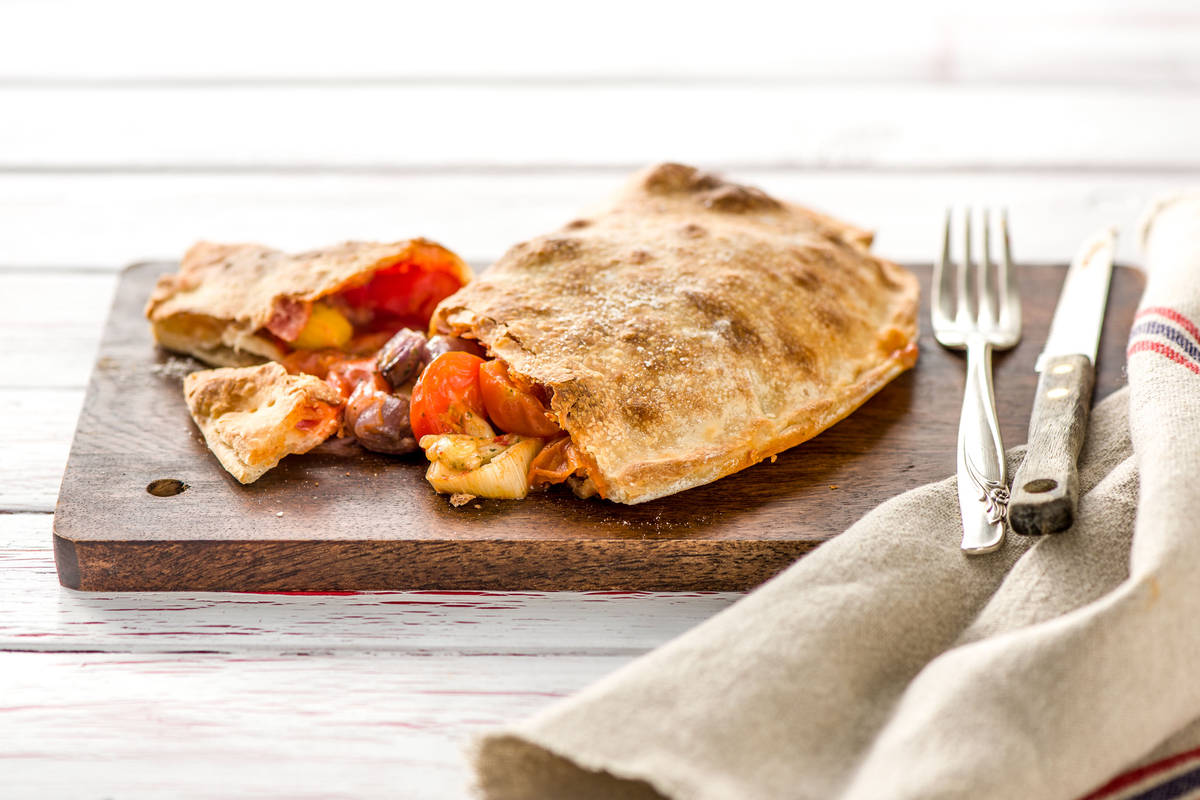Homemade Vegetable Packed HelloFresh Chorizo Calzone