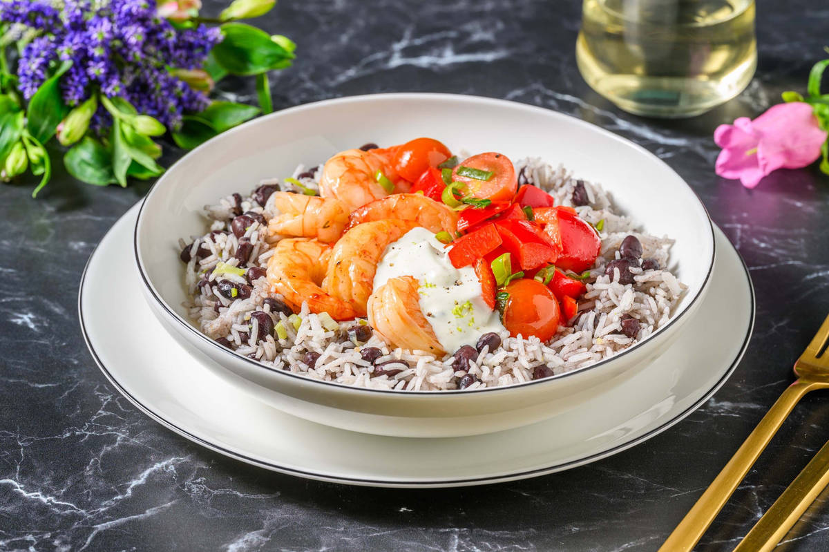 Honey Chipotle Shrimp Bowls