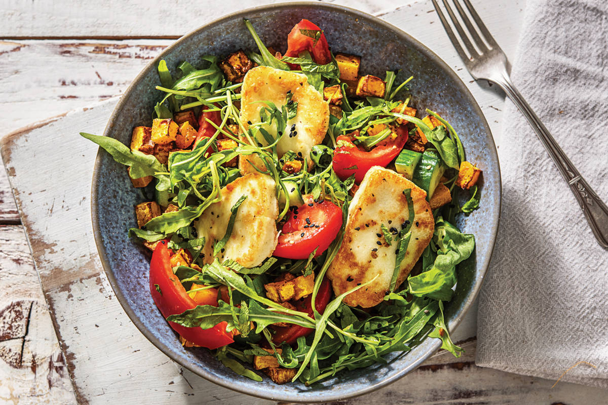Golden Haloumi & Dukkah Pumpkin