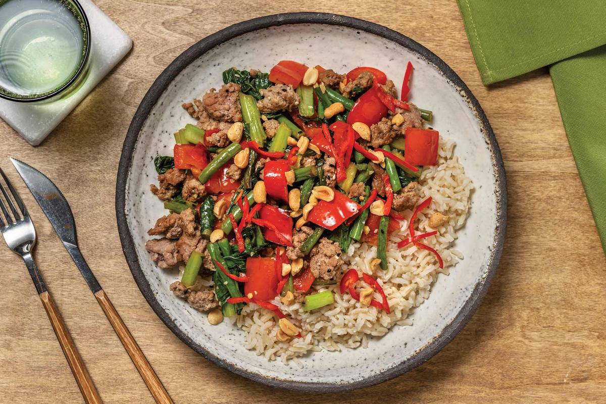 Honey Ginger-Soy Chicken Stir Fry
