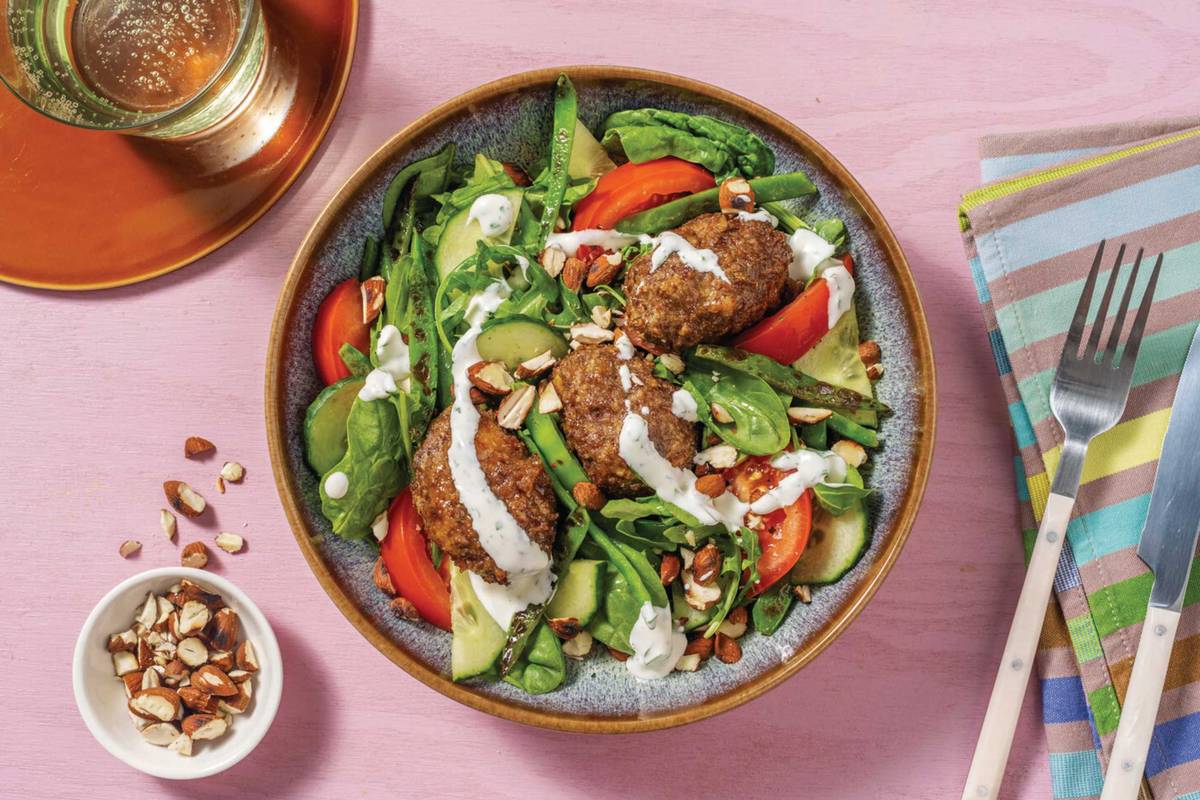 Honey-Glazed Haloumi Koftas