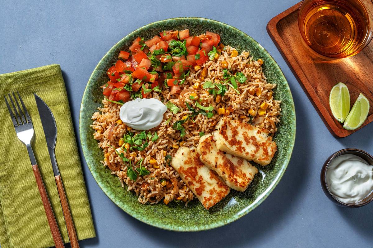 Honey & Lime Halloumi