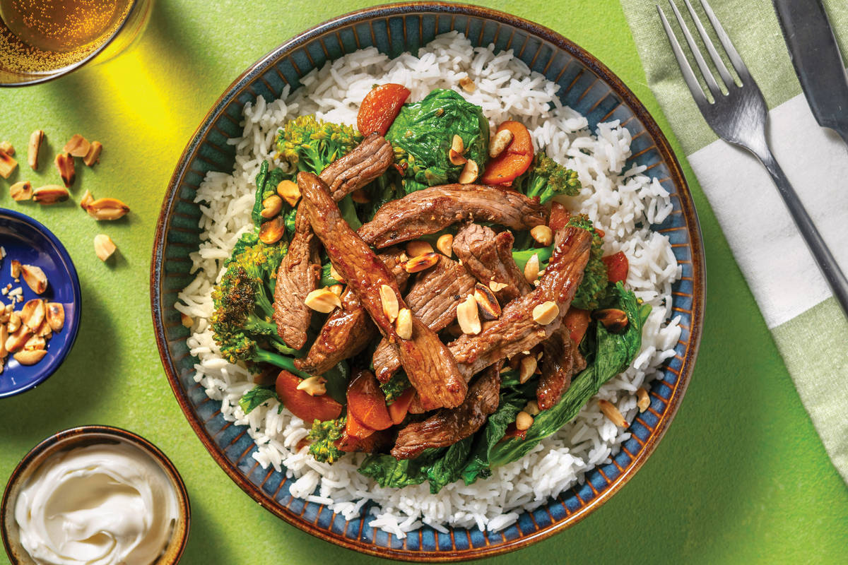 Honey, Soy & Pepper Beef
