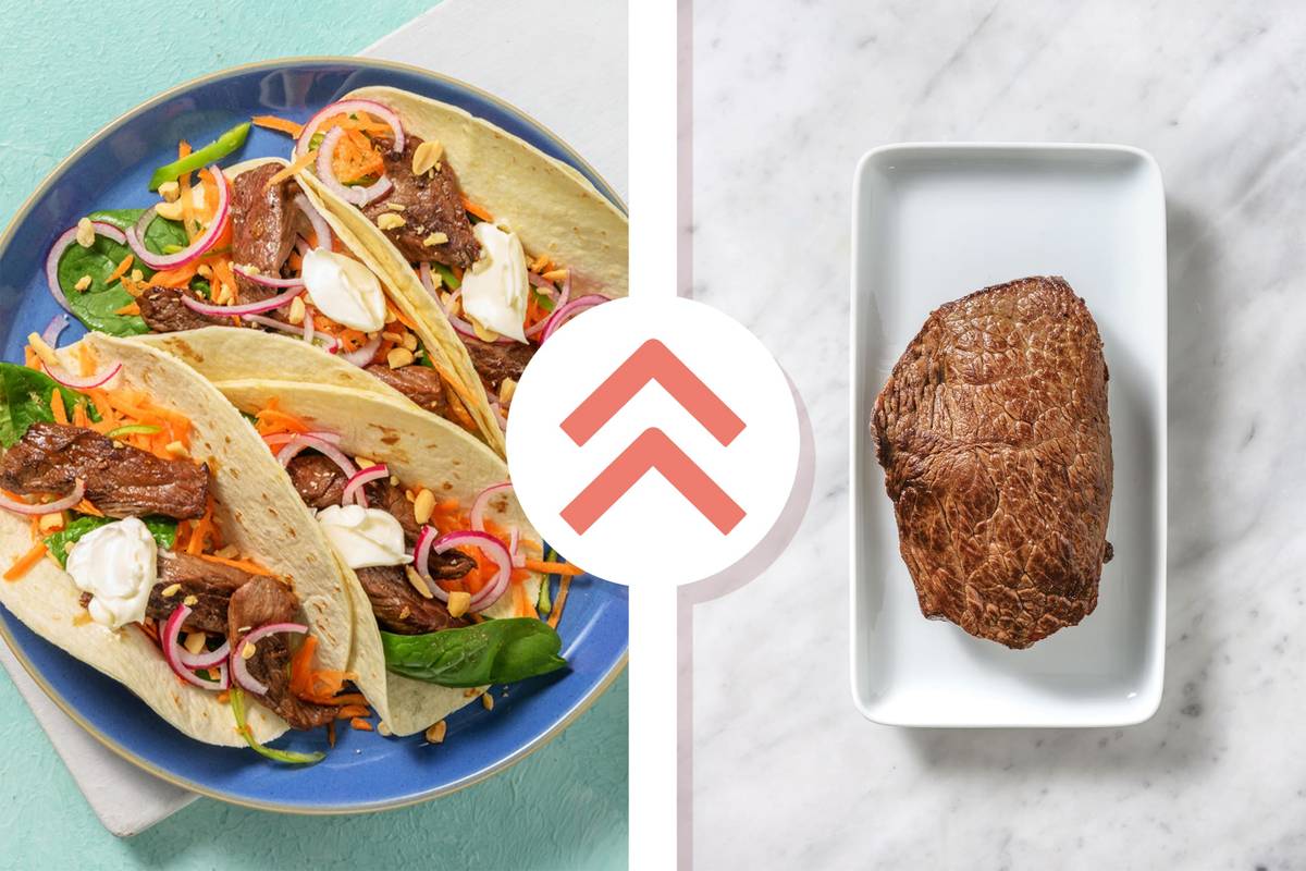 Honey-Soy Beef Rump Tacos