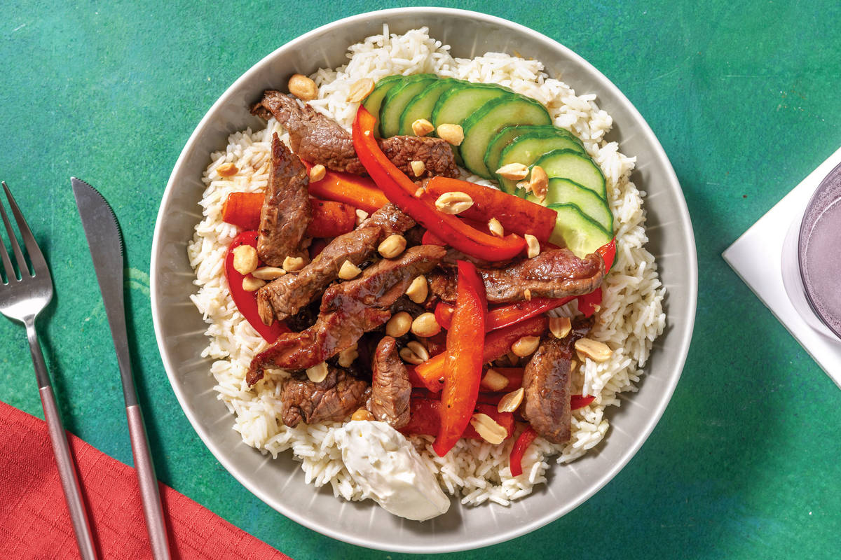 Sticky Beef Stir-Fry