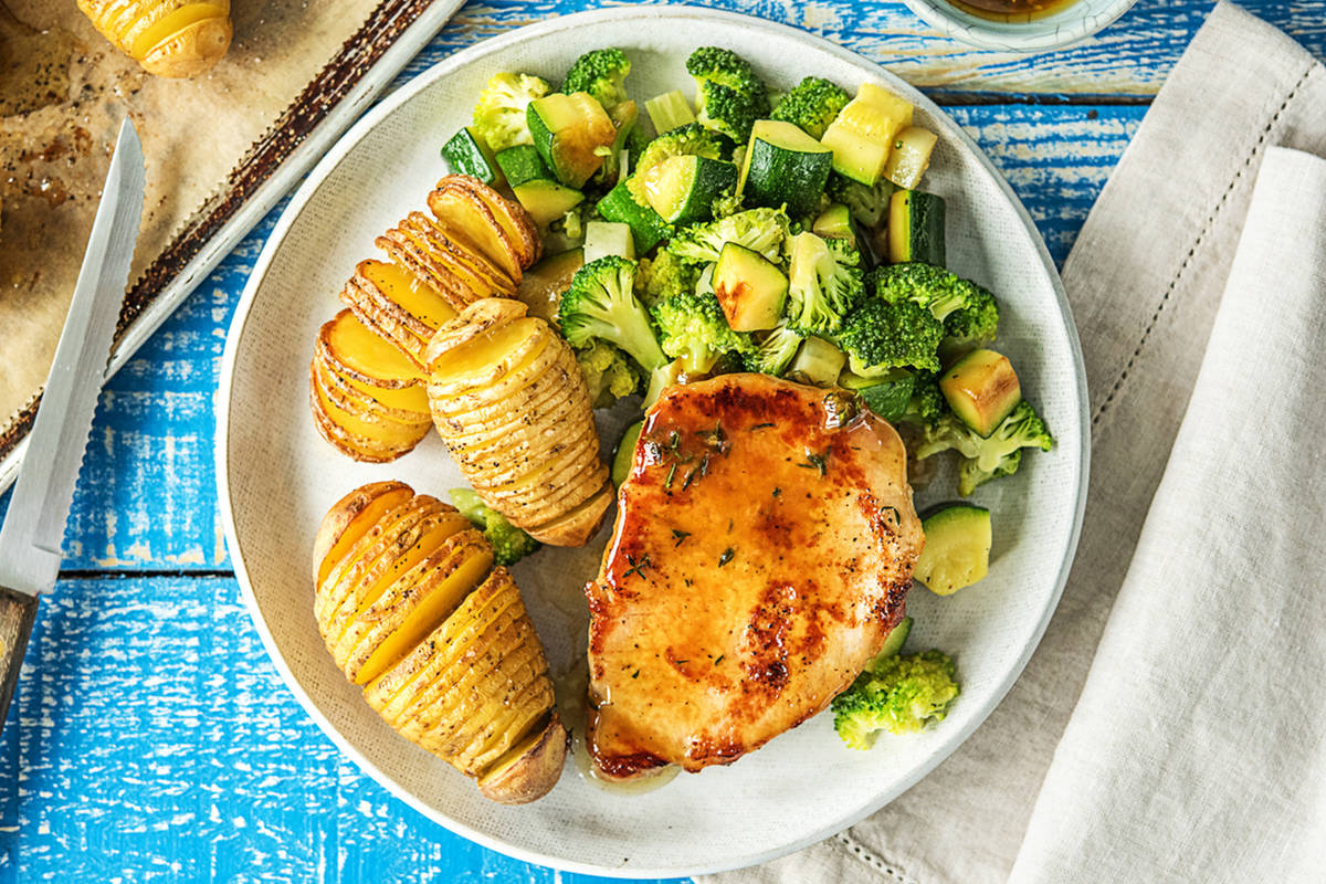 Honey-Thyme Glazed Pork