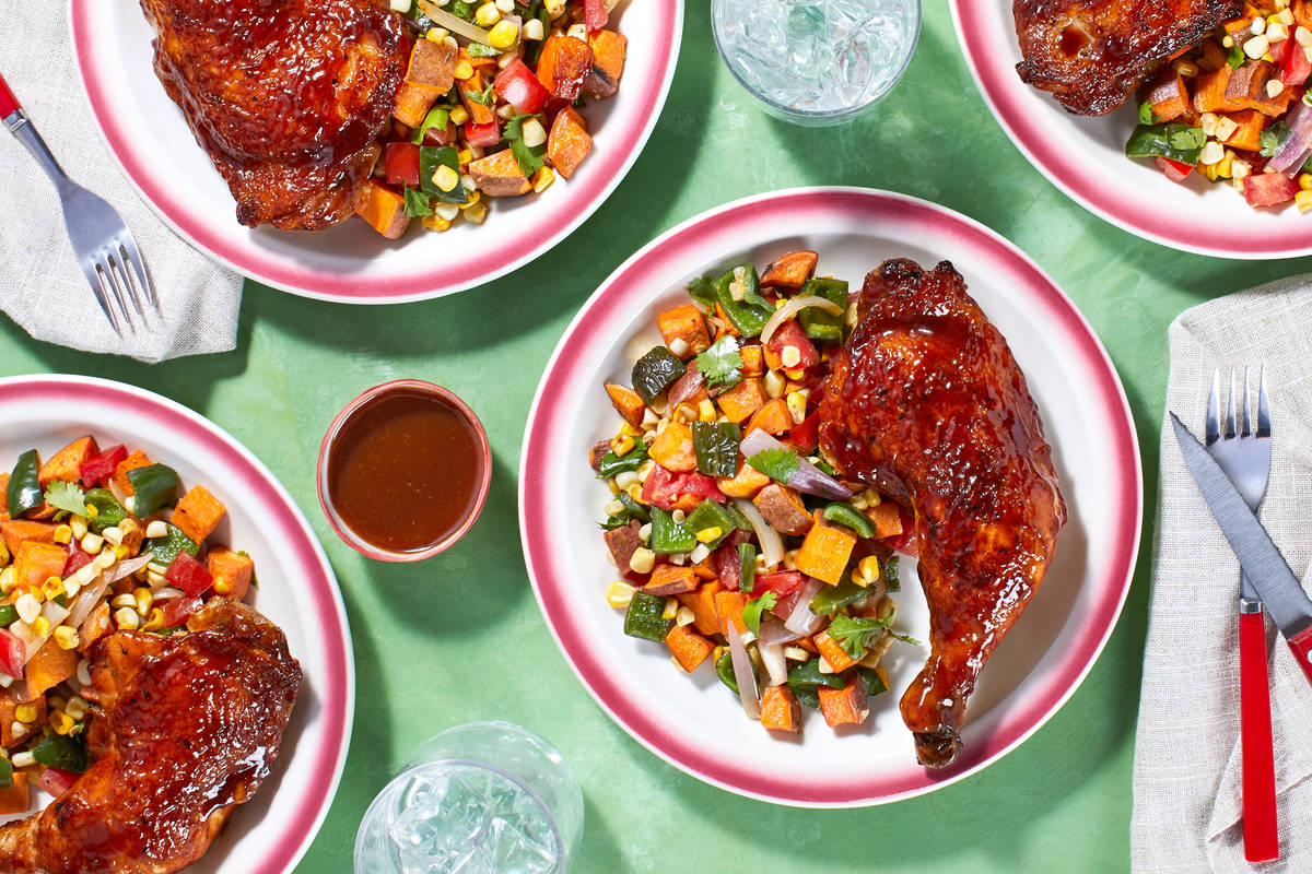 Hot Honey Barbecue Chicken Legs