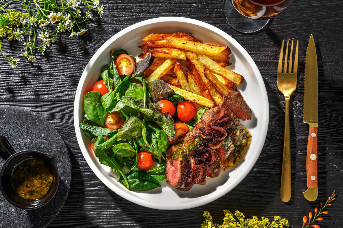 Hüftsteak mit Cowboy-Butter-Sauce