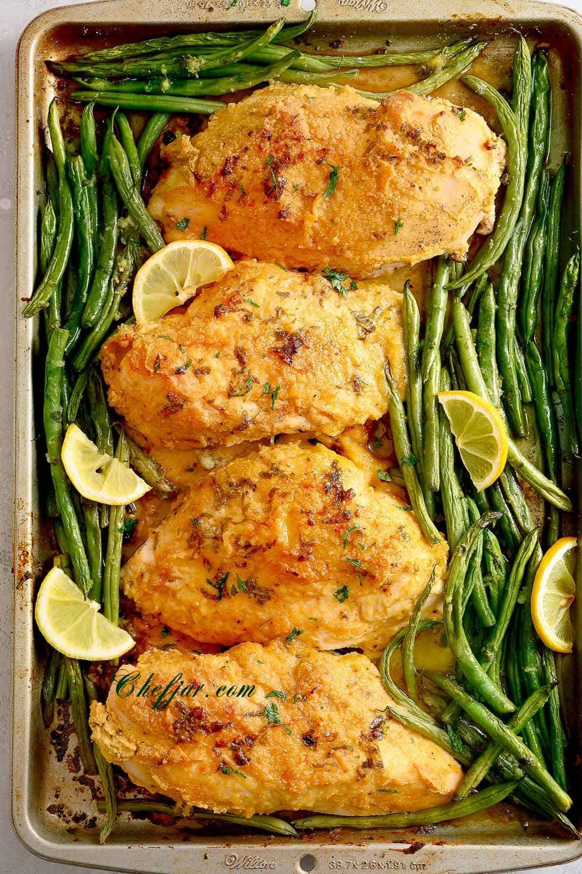 Hummus Crusted Roast Chicken