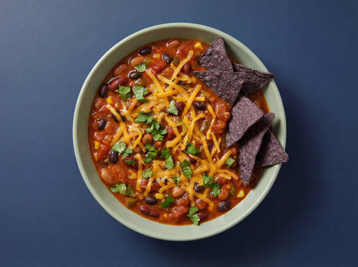 Hearty Southwest Three-Bean Chili